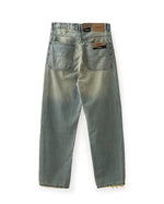 Dust-Tint Wide Leg Jeans