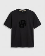 B.O.S.S Double B Velvet Logo T-Shirt