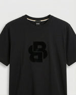 B.O.S.S Double B Velvet Logo T-Shirt