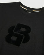 B.O.S.S Double B Velvet Logo T-Shirt