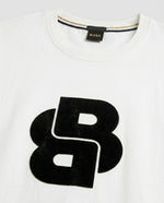 B.O.S.S Double B Velvet Logo T-Shirt