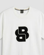 B.O.S.S Double B Velvet Logo T-Shirt