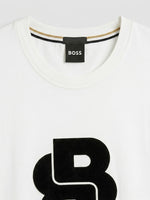 B.O.S.S Double B Velvet Logo T-Shirt