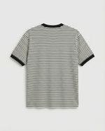 Stripped Knitted Ringer T-Shirt