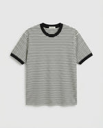 Stripped Knitted Ringer T-Shirt