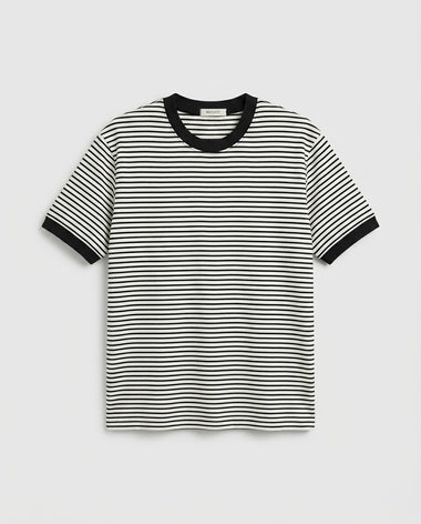 Stripped Knitted Ringer T-Shirt