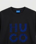 H.U.G.O Blue Velvet Logo T-Shirt