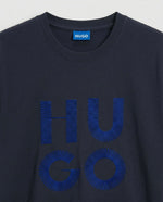 H.U.G.O Blue Velvet Logo T-Shirt