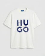 H.U.G.O Blue Velvet Logo T-Shirt