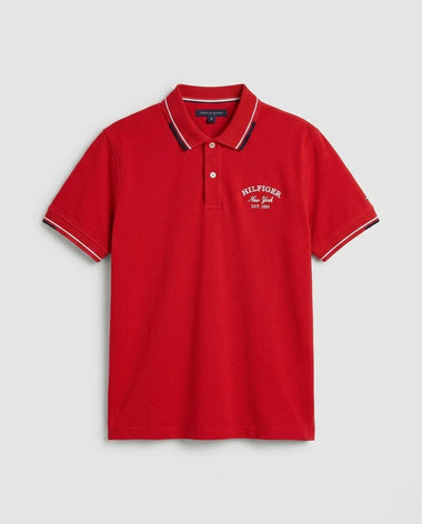 Tommy Two Tone Collar Polo T-Shirt