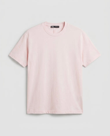 Basic Slub Knit T-Shirt