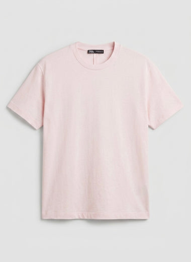 Basic Slub Knit T-Shirt