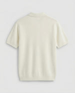 Knitted Quarter Zipper T-Shirt