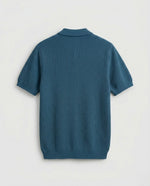 Knitted Quarter Zipper T-Shirt