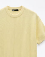 Relaxed Round Knitted T-Shirt