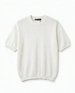 Relaxed Round Knitted T-Shirt