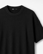 Relaxed Round Knitted T-Shirt