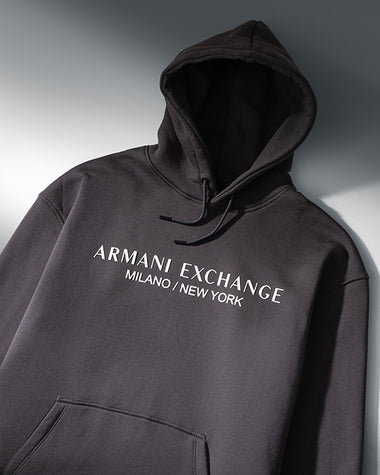 AX Rubber Logo Hoodie