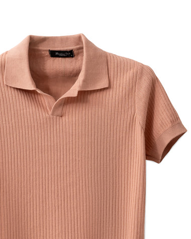 Stripped Polo T-Shirt