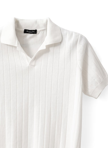 Wide Stripped Polo T-Shirt