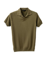 Wide Stripped Polo T-Shirt